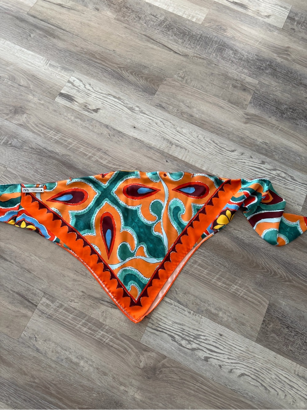 Zara handkerchief-style top or tube top xs - Picture 4 of 5